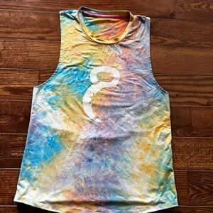 ZYIA Hendrix Kettle Moon Multicolor Tie-Dye Active Top